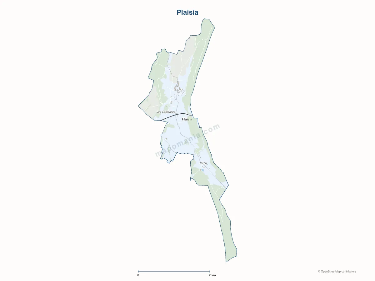 Carte de Plaisia à personnaliser