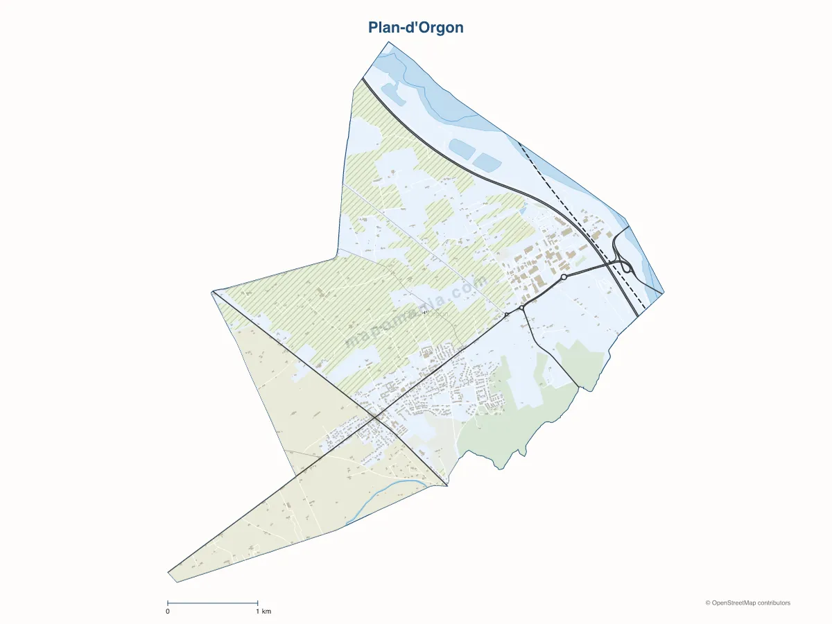 Carte de Plan-d'Orgon à personnaliser