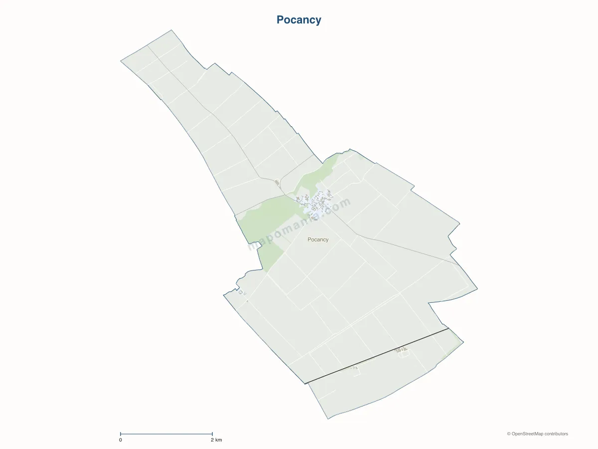 Carte de Pocancy à personnaliser