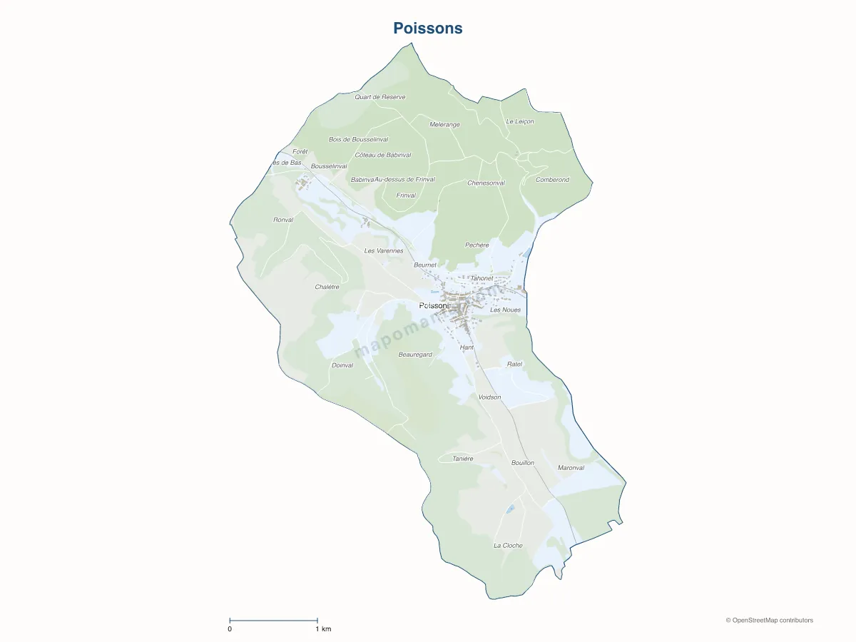 Carte de Poissons à personnaliser