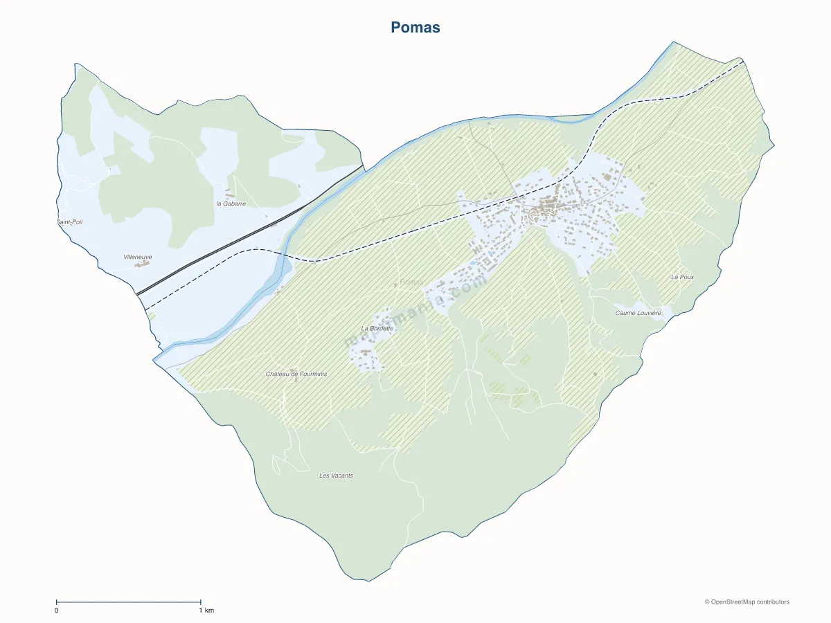 Carte de Pomas à personnaliser
