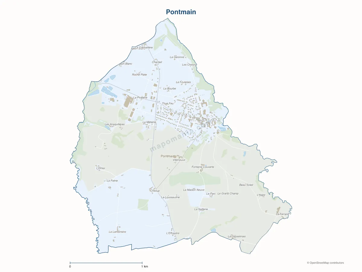 Carte de Pontmain à personnaliser