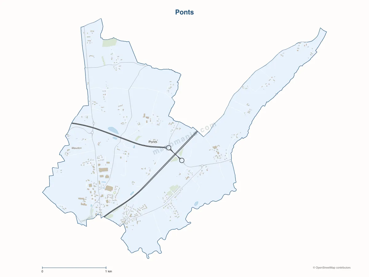 Carte de Ponts à personnaliser