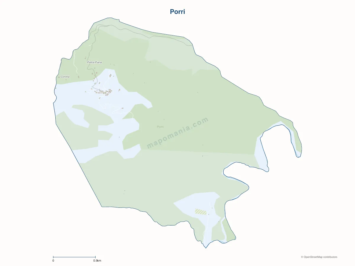 Carte de Porri à personnaliser