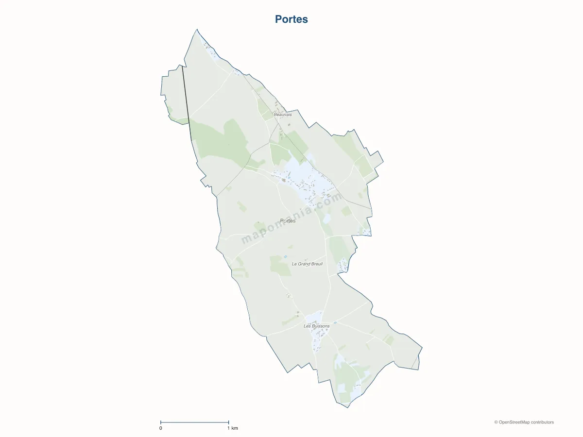 Carte de Portes à personnaliser