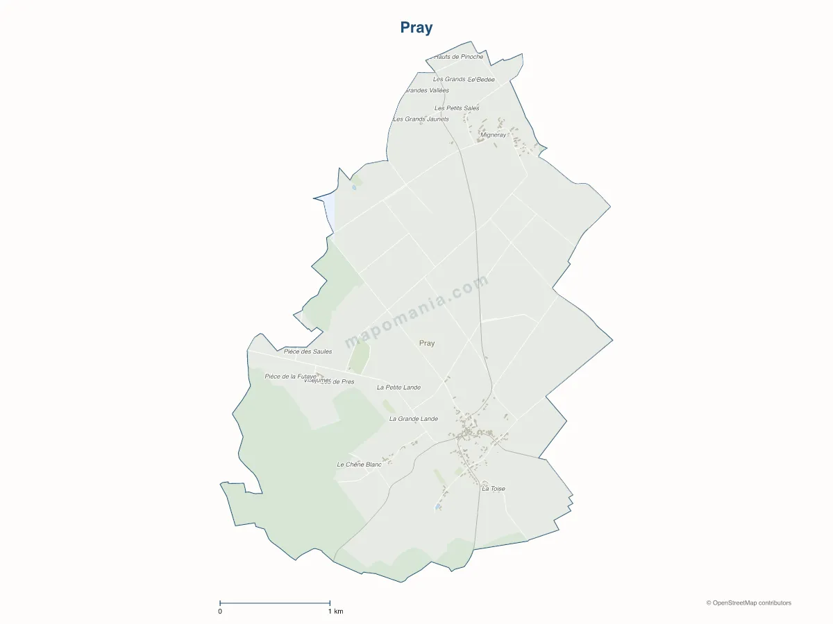 Carte de Pray à personnaliser