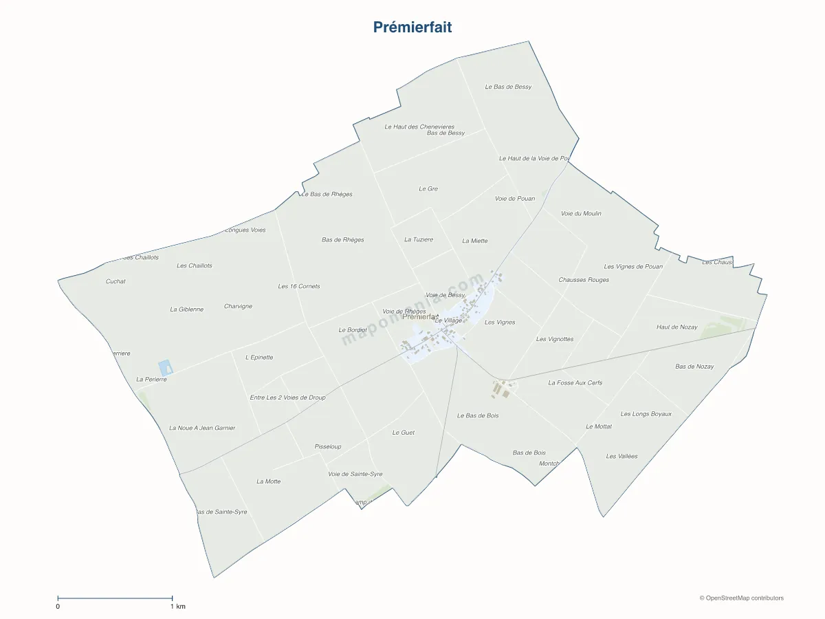 Carte de Prémierfait à personnaliser