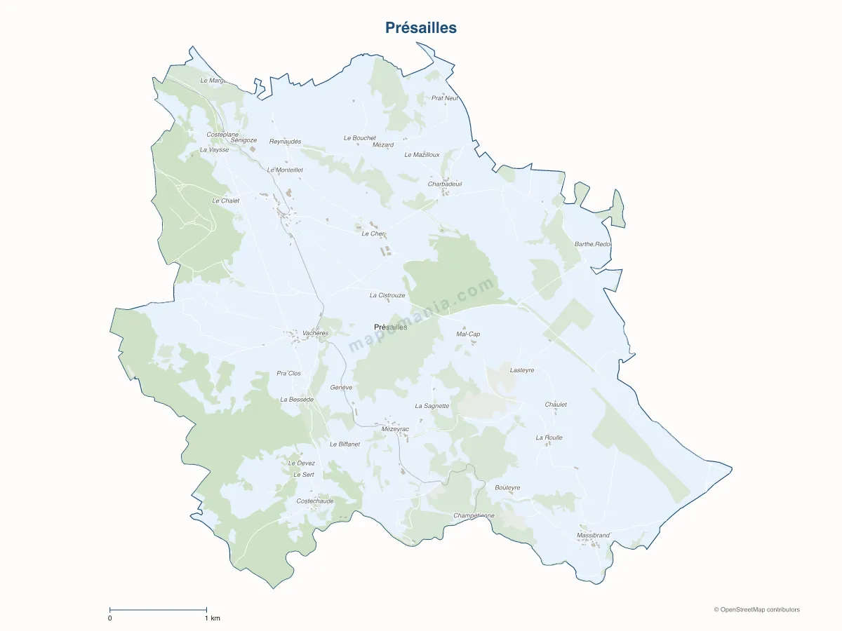 Carte de Présailles à personnaliser