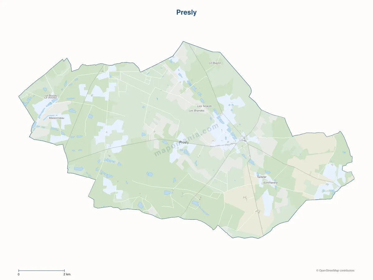 Carte de Presly à personnaliser