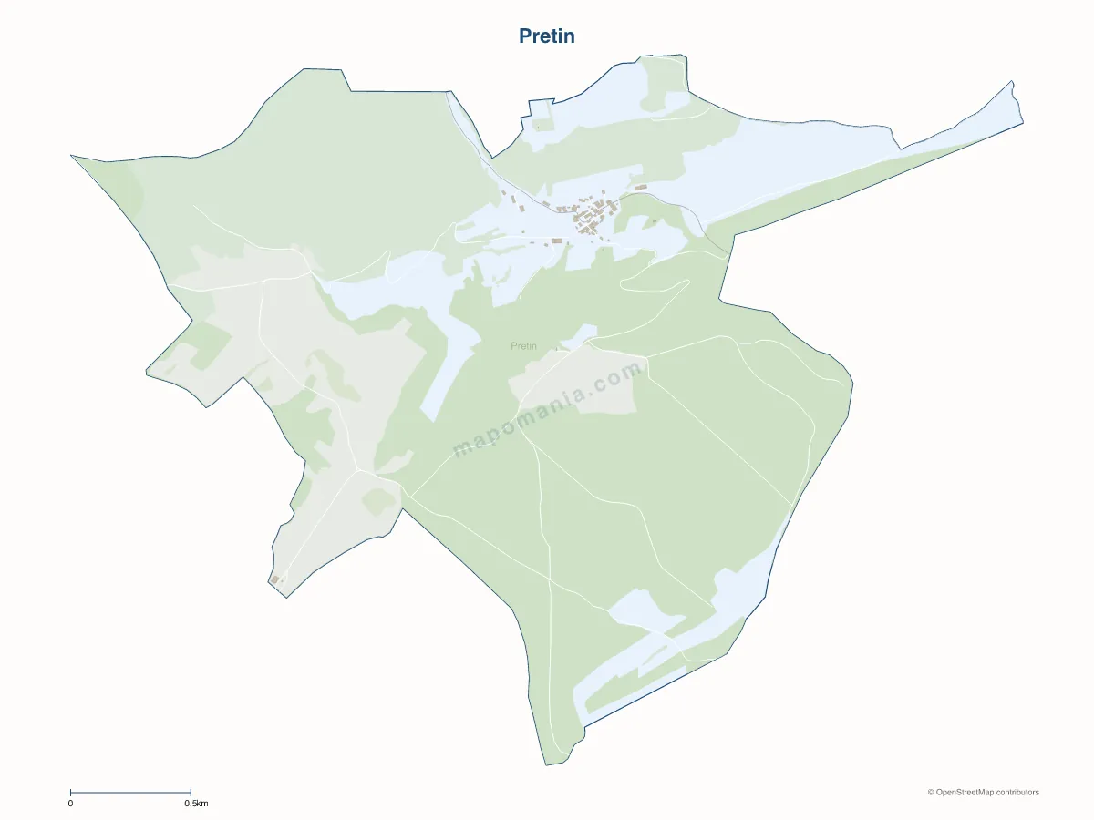 Carte de Pretin à personnaliser