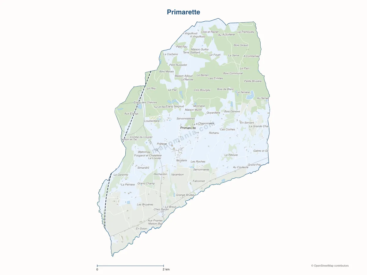 Carte de Primarette à personnaliser
