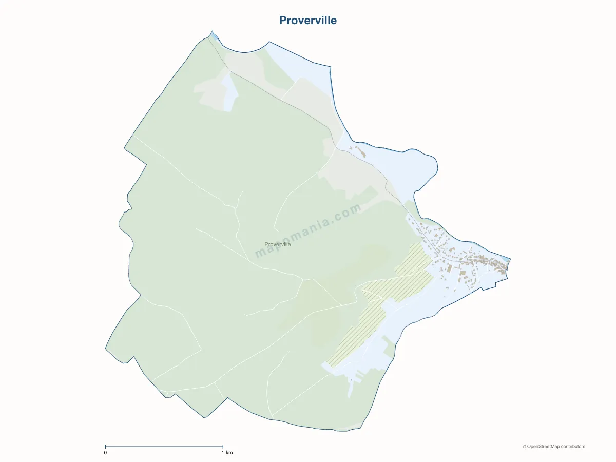 Carte de Proverville à personnaliser