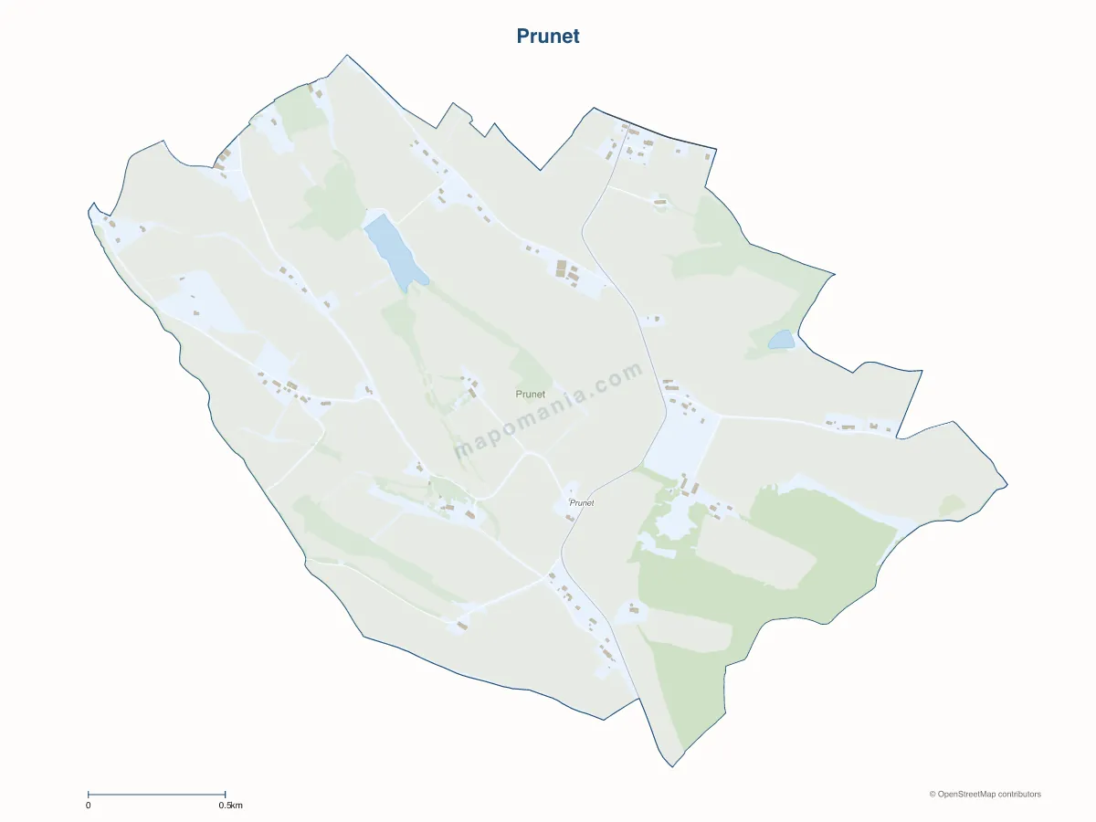 Carte de Prunet à personnaliser