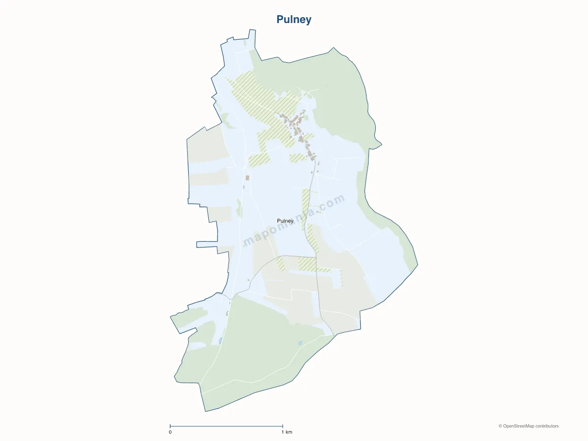 Carte de Pulney à personnaliser