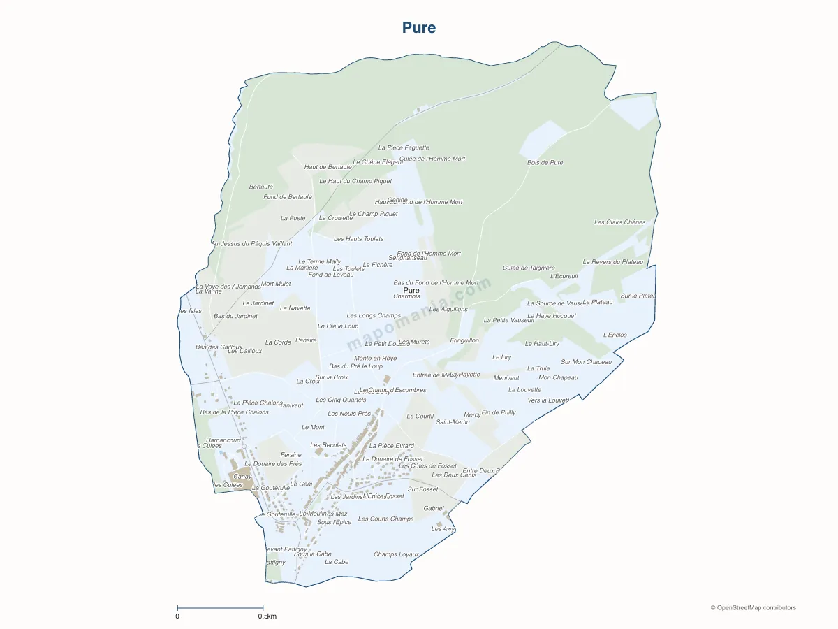 Carte de Pure à personnaliser