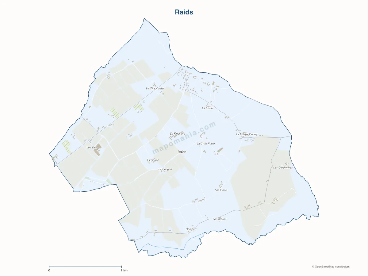 Carte de Raids à personnaliser