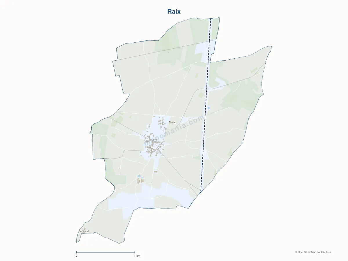Carte de Raix à personnaliser