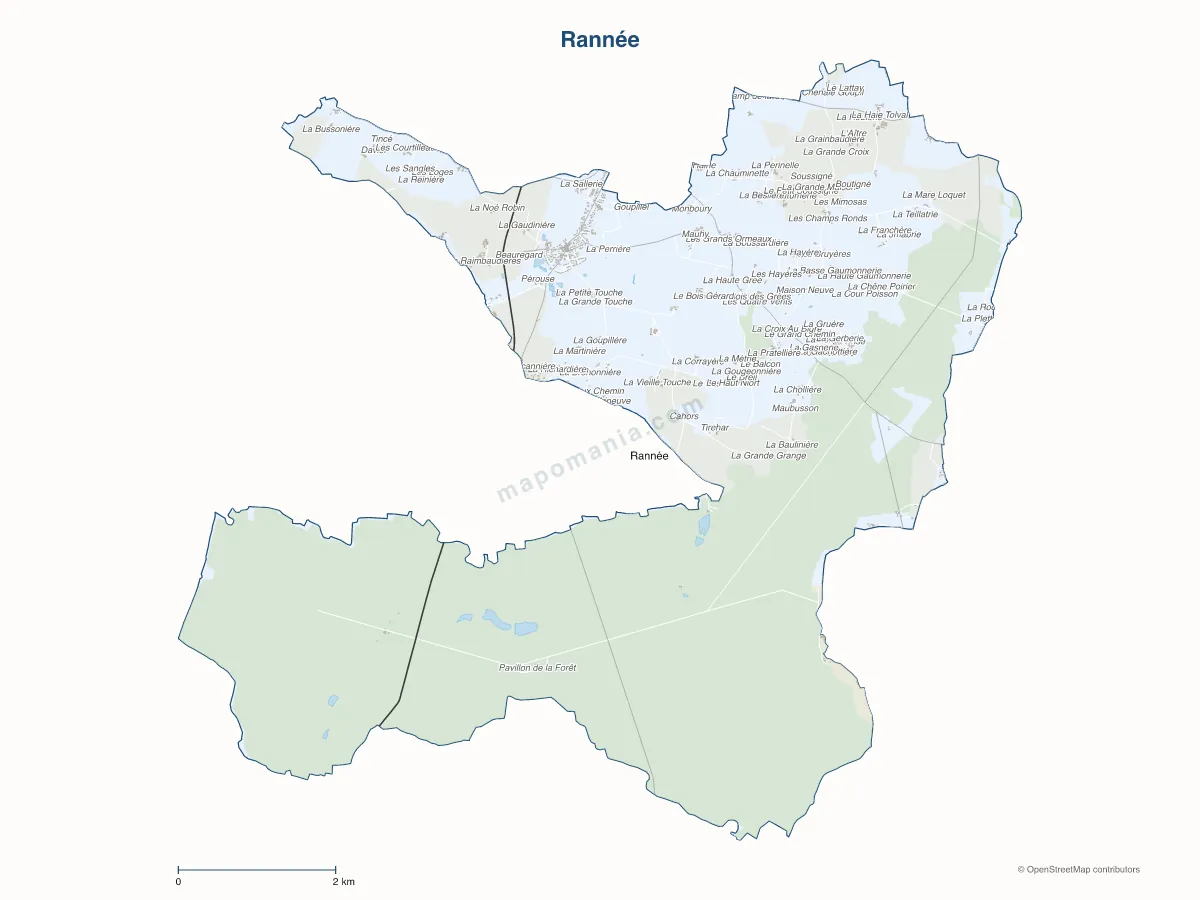 Carte de Rannée à personnaliser