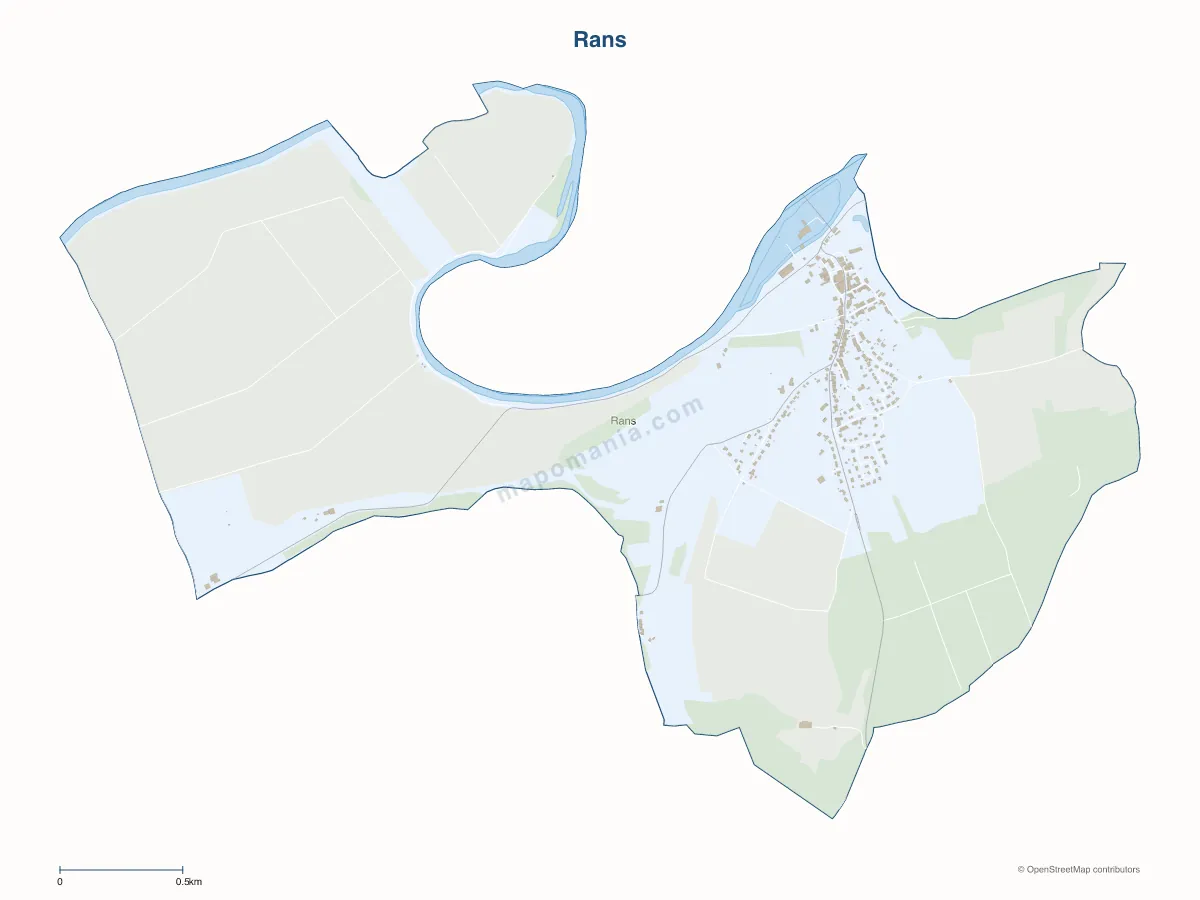Carte de Rans à personnaliser