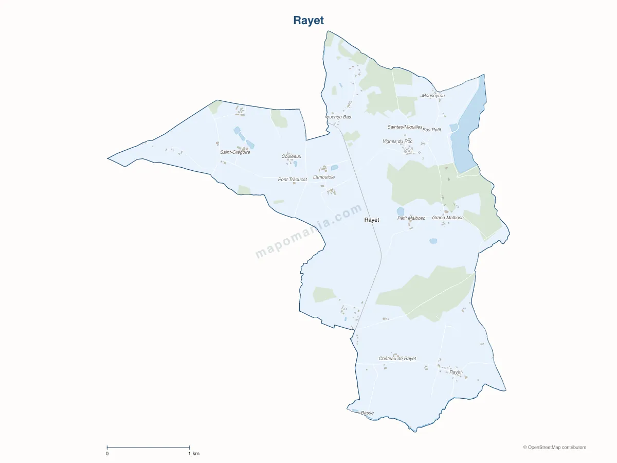 Carte de Rayet à personnaliser