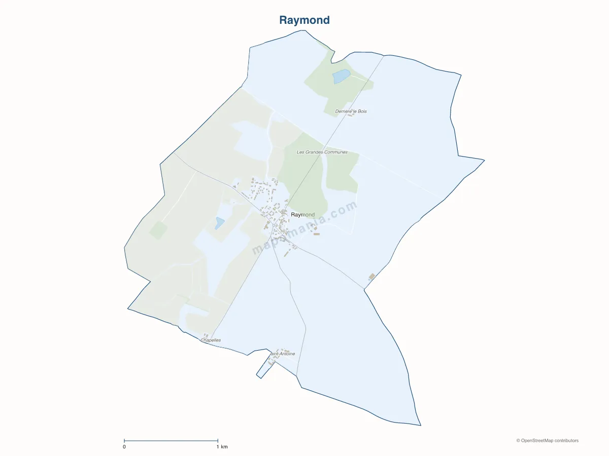 Carte de Raymond à personnaliser