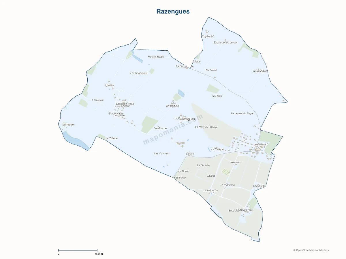 Carte de Razengues à personnaliser