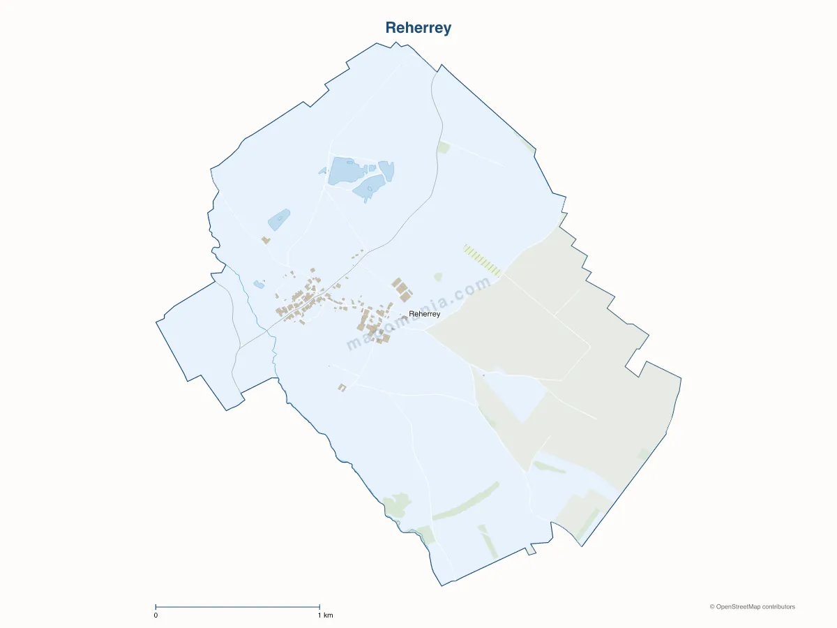 Carte de Reherrey à personnaliser