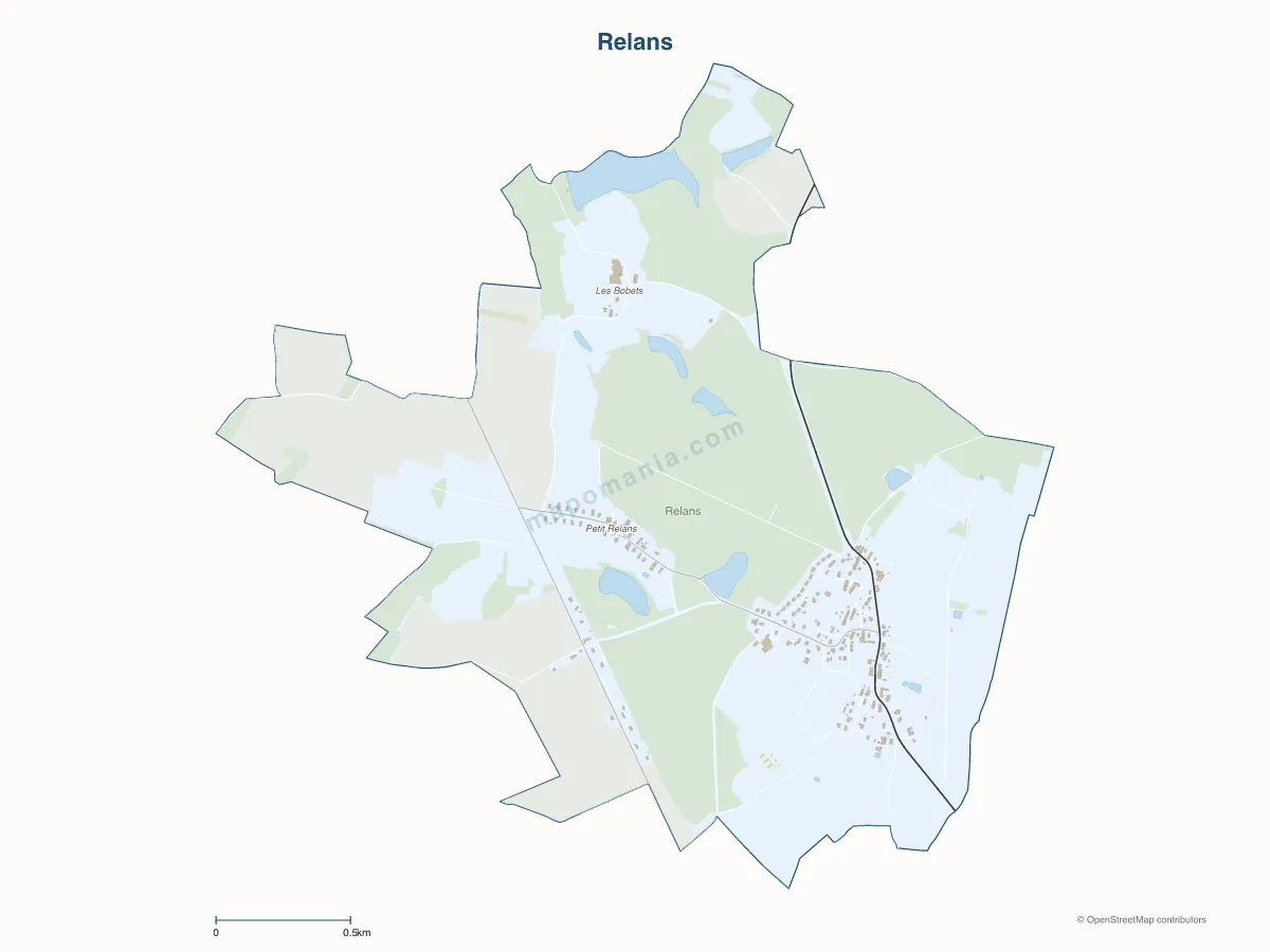 Carte de Relans à personnaliser