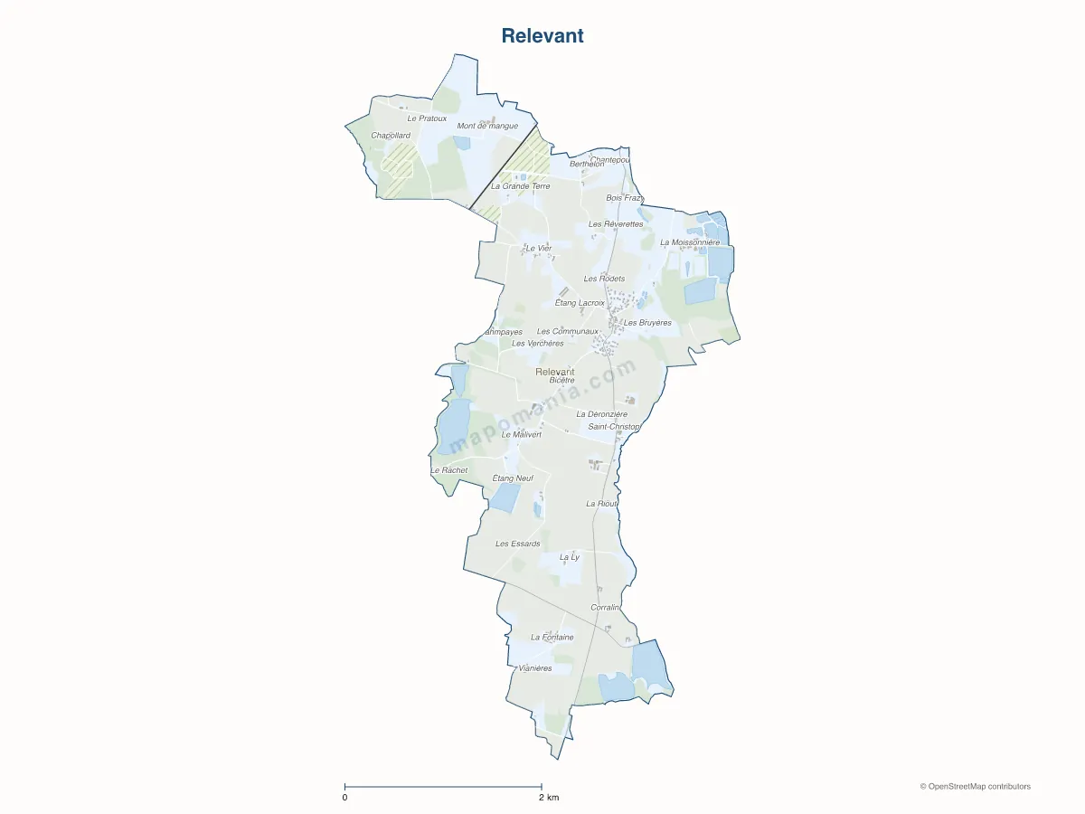 Carte de Relevant à personnaliser