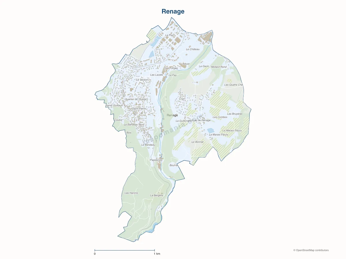 Carte de Renage à personnaliser