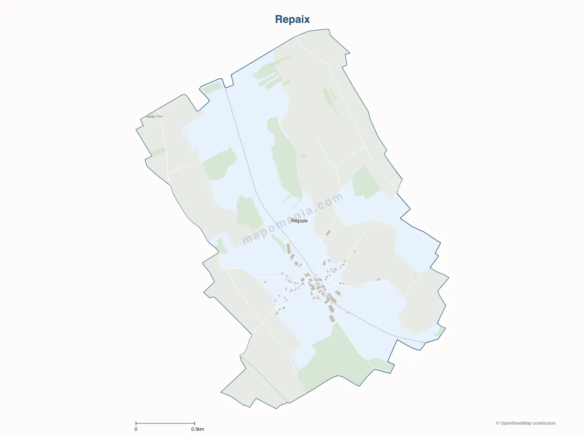 Carte de Repaix à personnaliser
