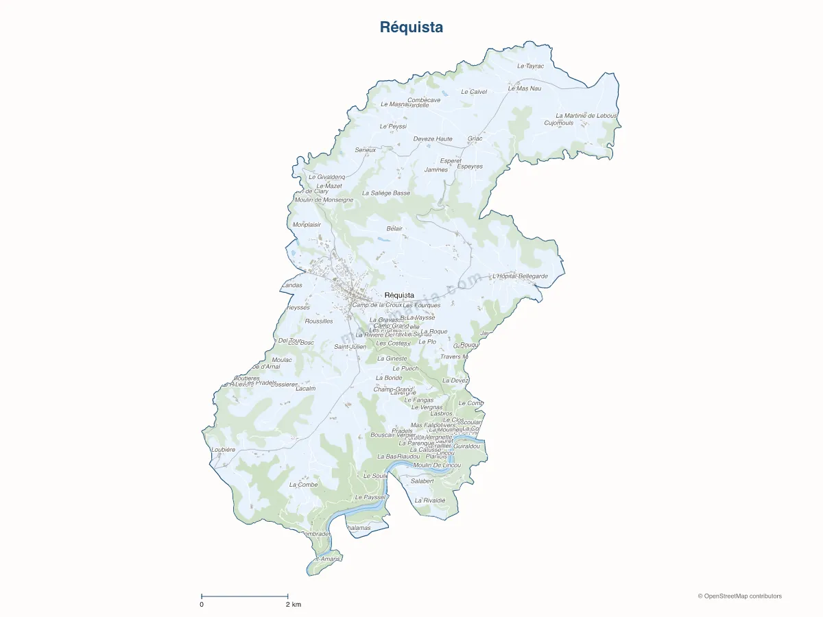 Carte de Réquista à personnaliser