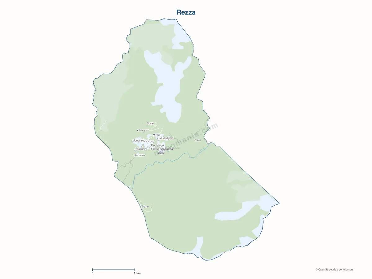 Carte de Rezza à personnaliser