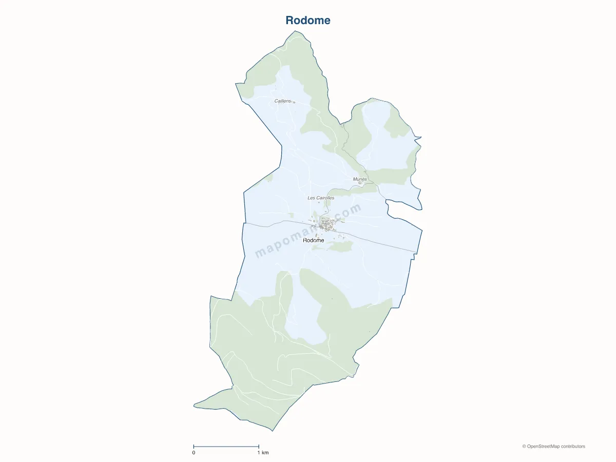 Carte de Rodome à personnaliser
