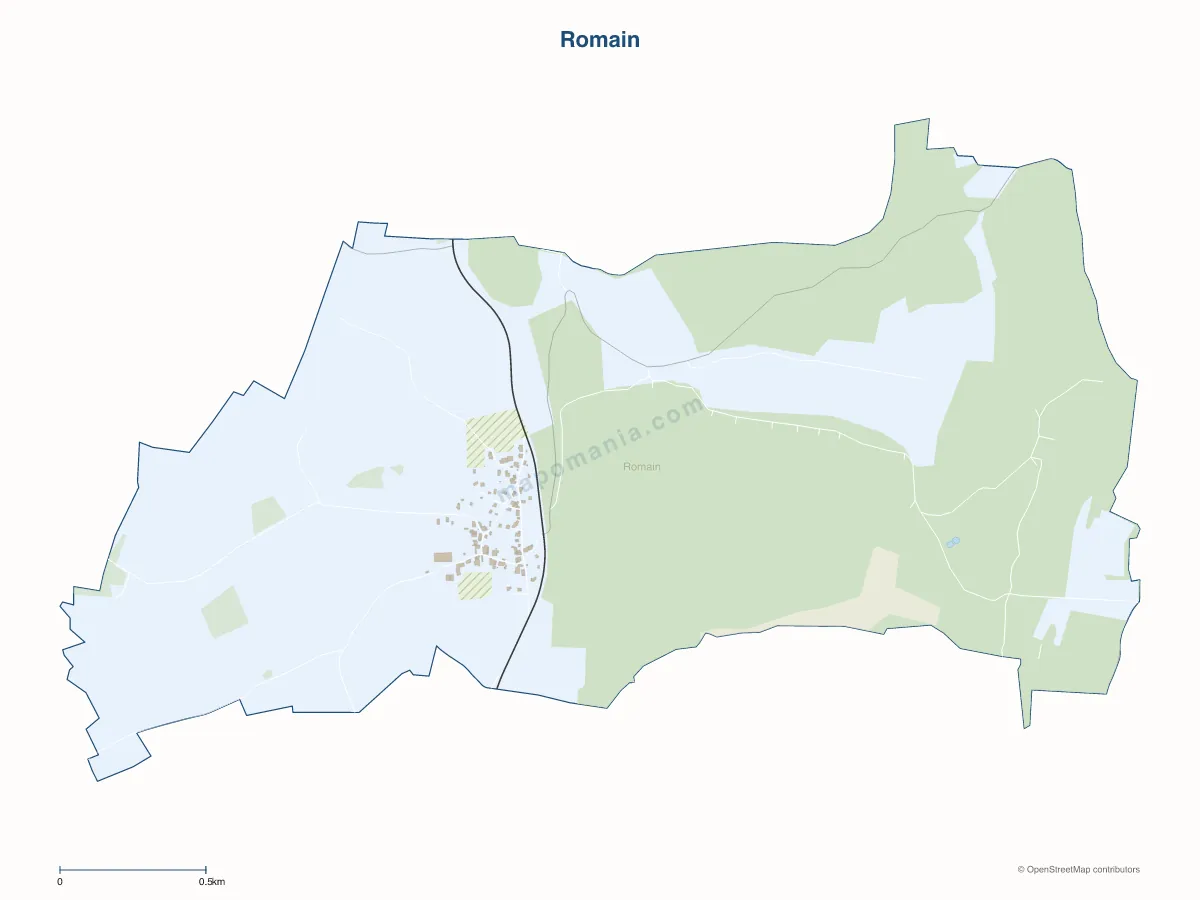 Carte de Romain à personnaliser