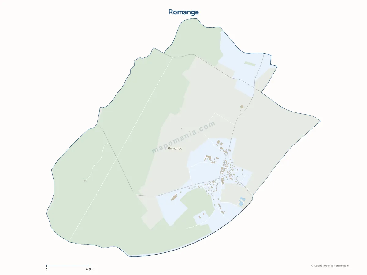 Carte de Romange à personnaliser