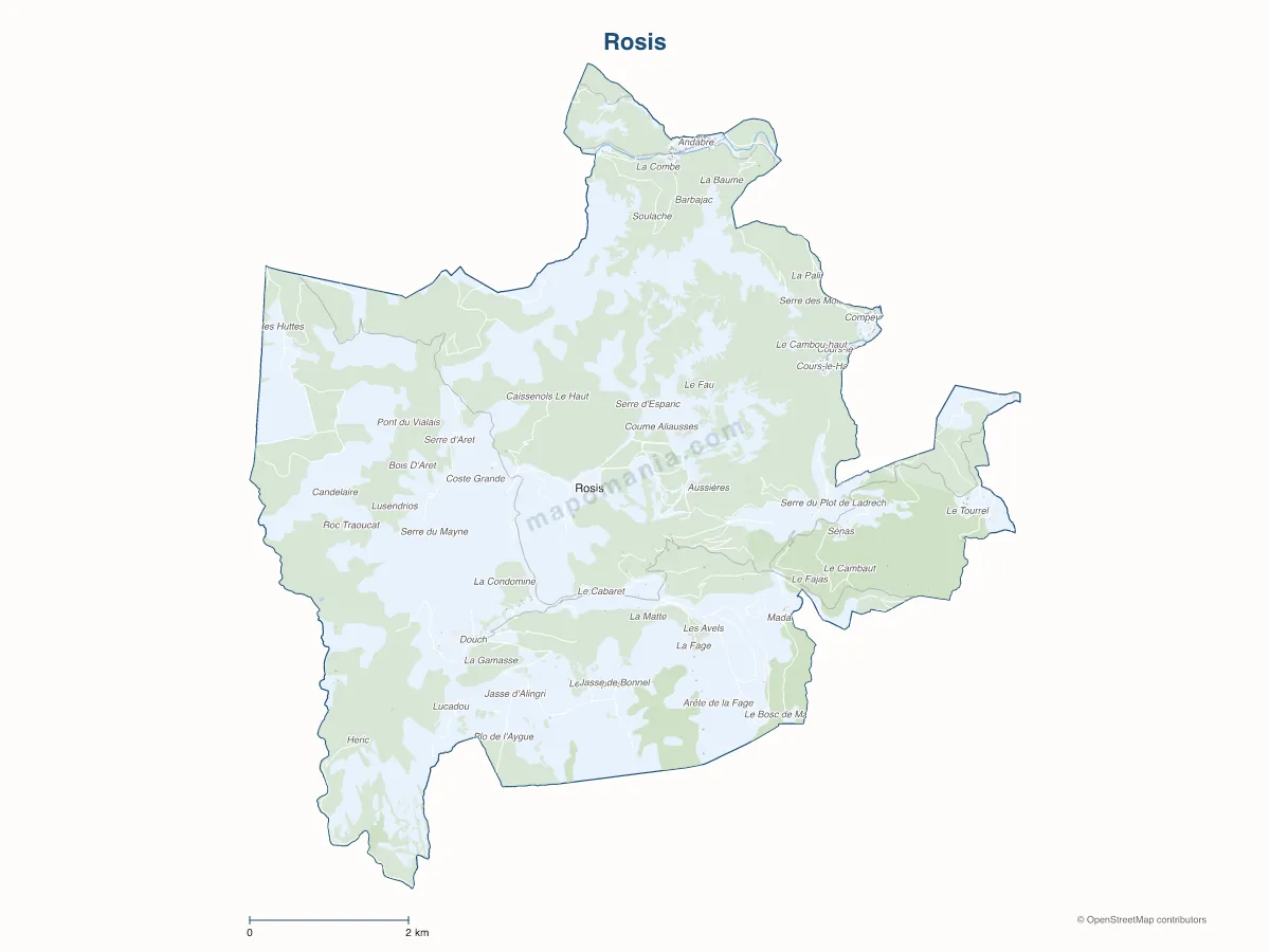 Carte de Rosis à personnaliser