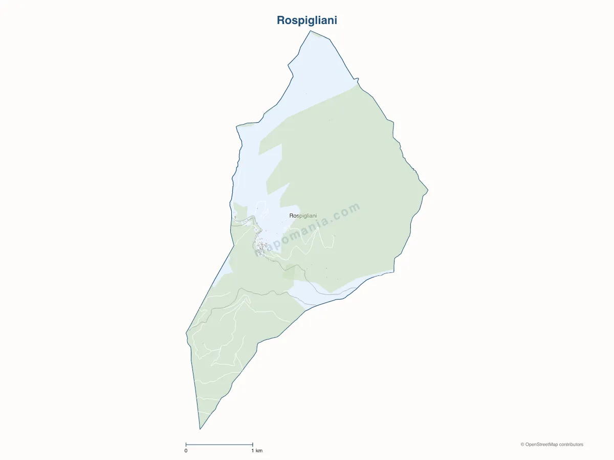 Carte de Rospigliani à personnaliser