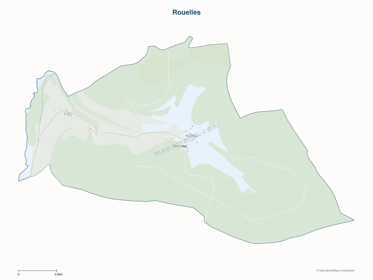 Carte de Rouelles à personnaliser