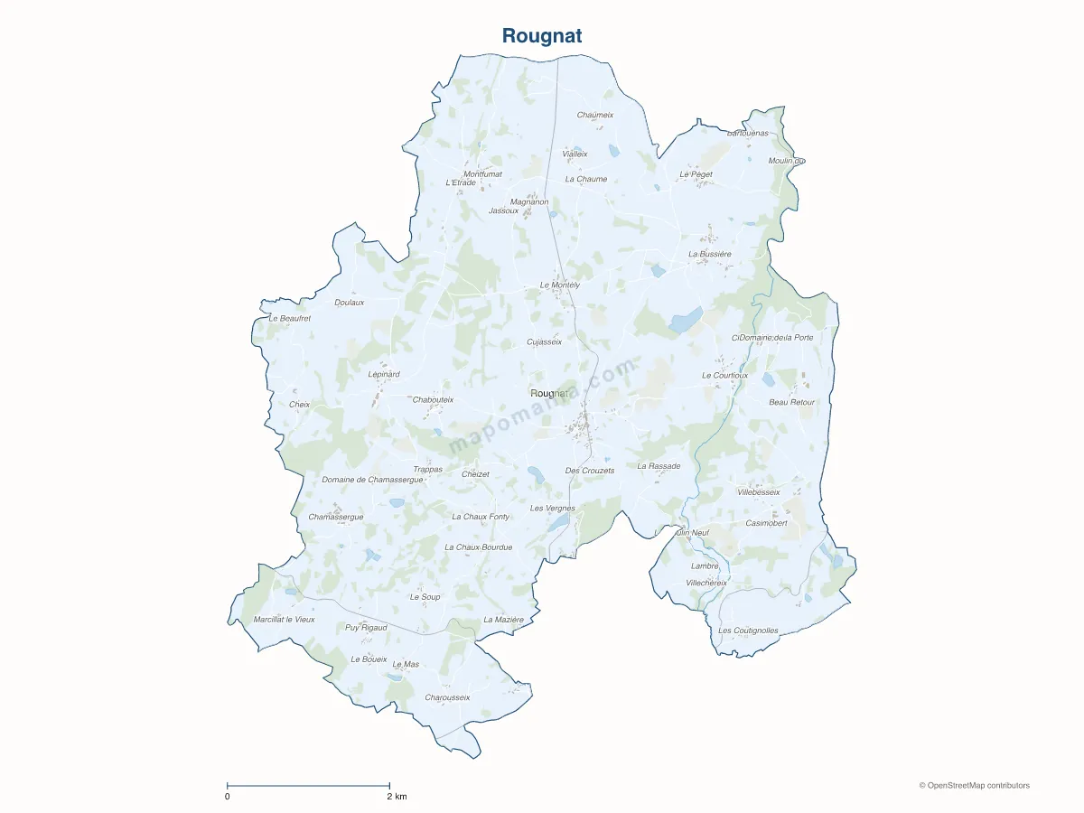 Carte de Rougnat à personnaliser