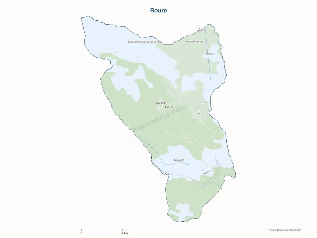 Carte de Roure à personnaliser