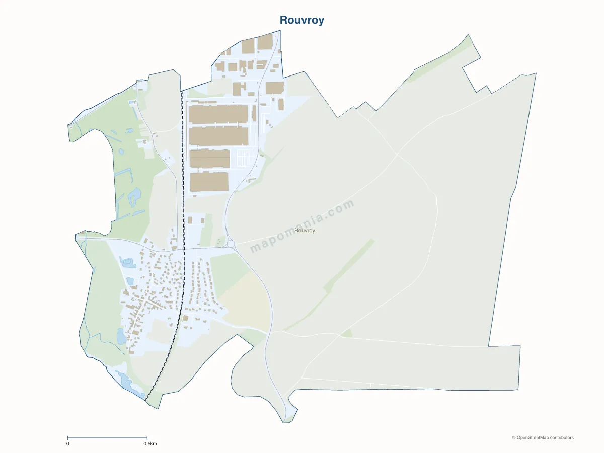 Carte de Rouvroy à personnaliser