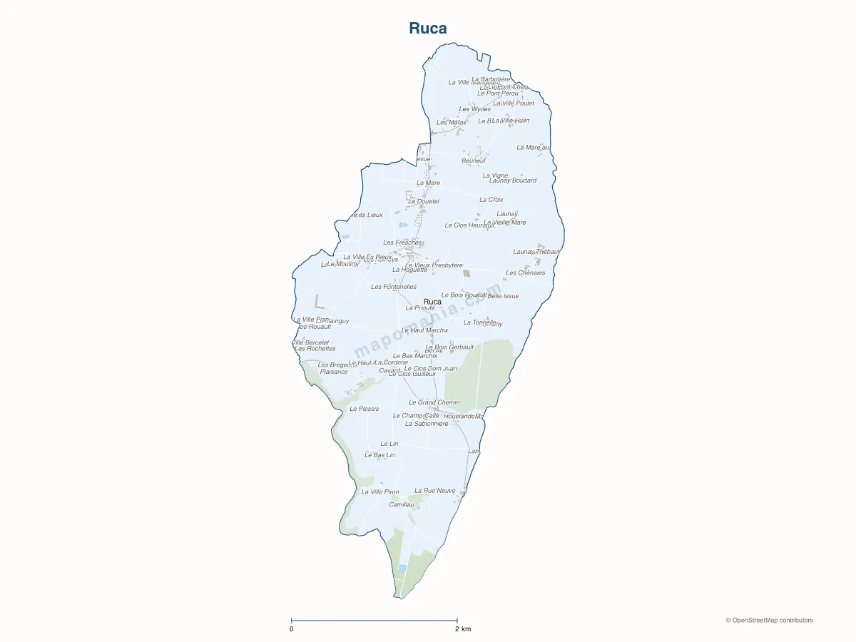 Carte de Ruca à personnaliser