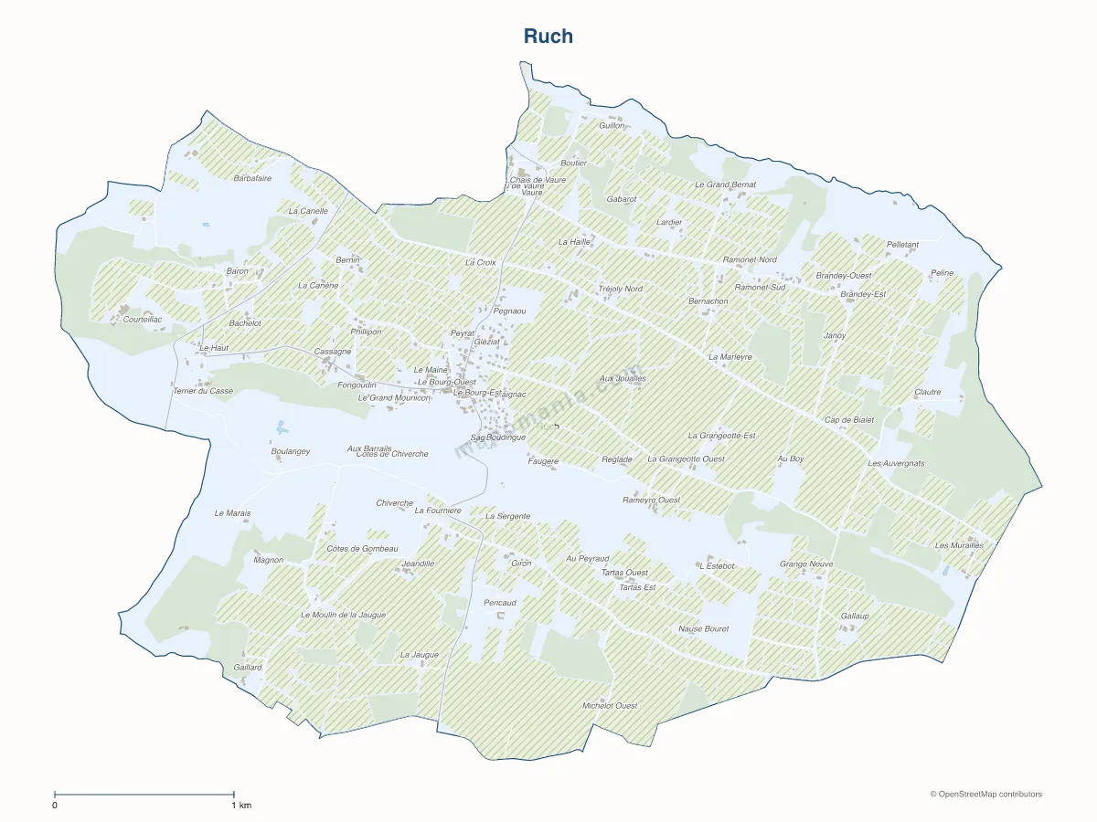 Carte de Ruch à personnaliser