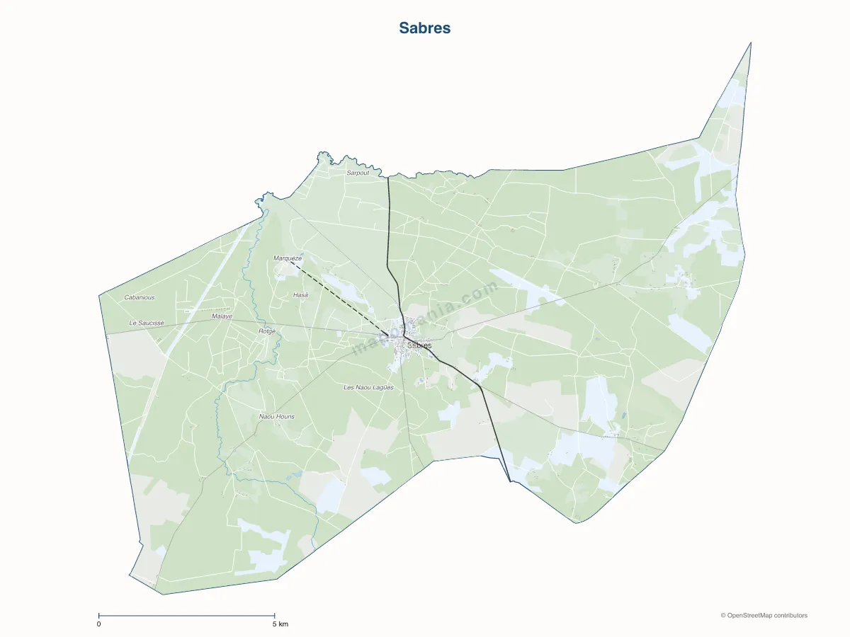 Carte de Sabres à personnaliser