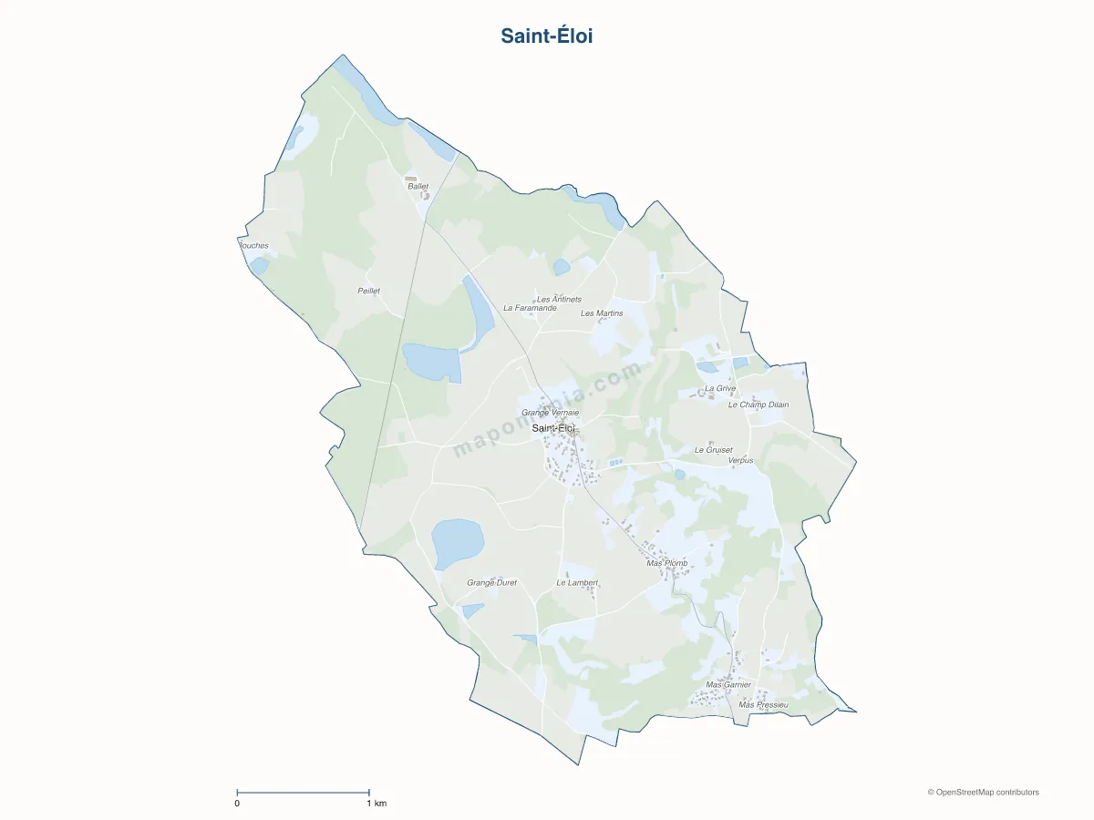 Carte de Saint-Éloi à personnaliser