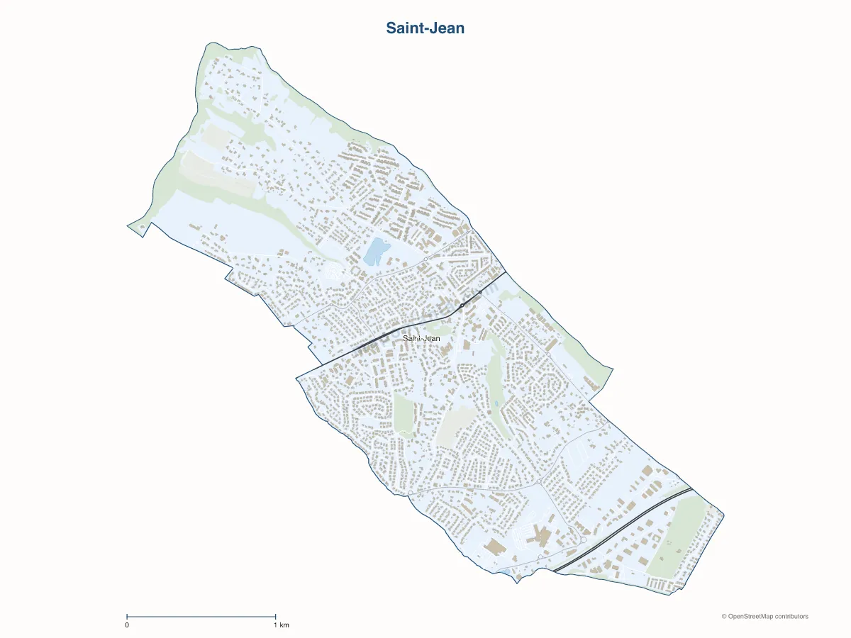 Carte de Saint-Jean à personnaliser