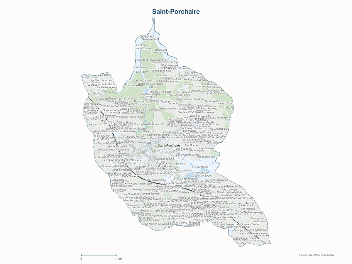 Carte de Saint-Porchaire à personnaliser