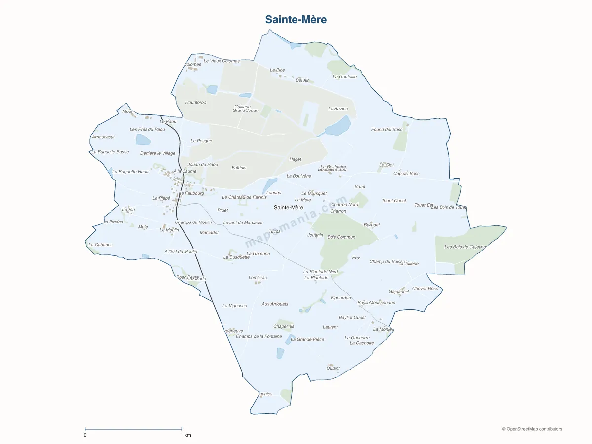 Carte de Sainte-Mère à personnaliser
