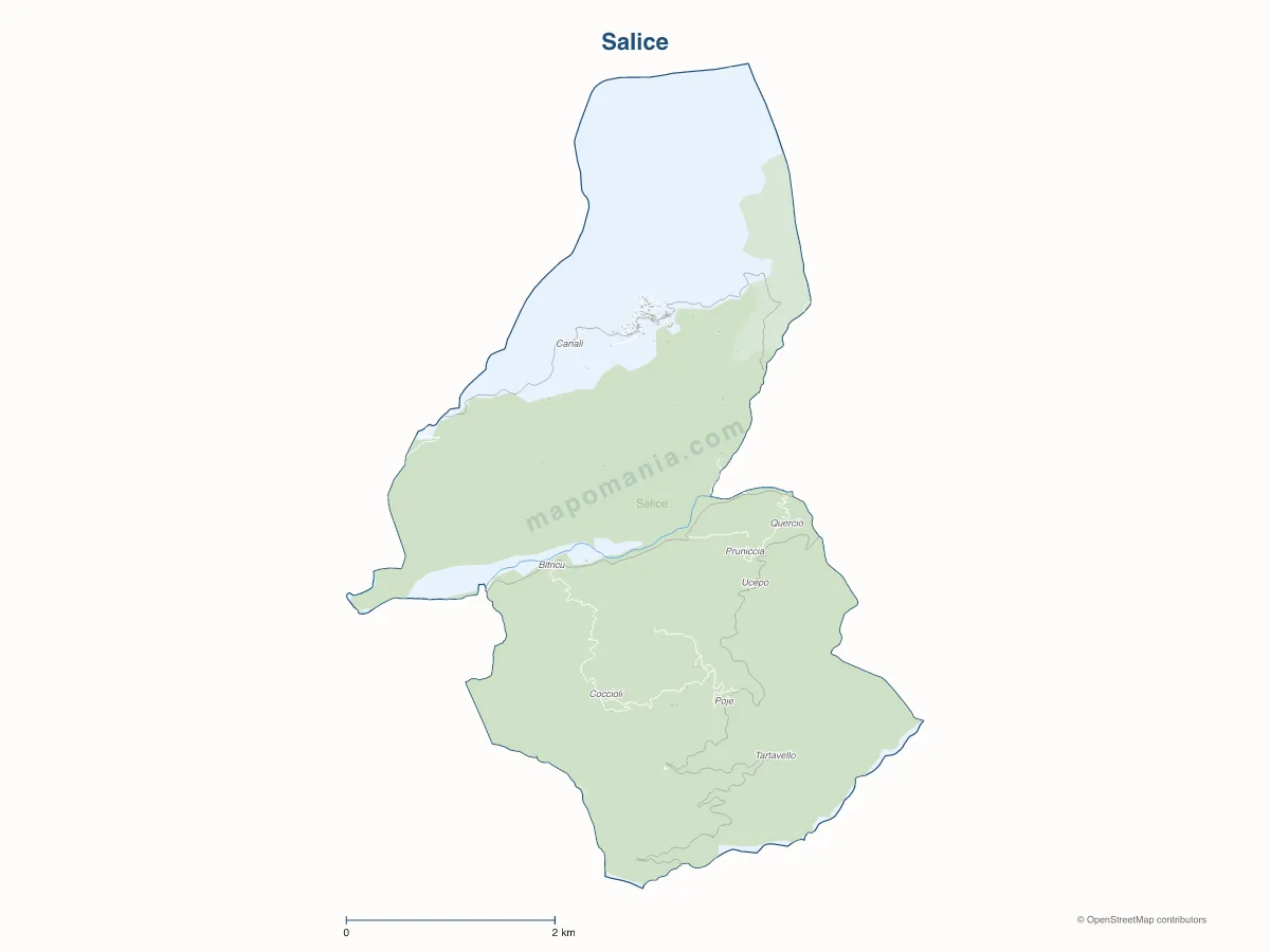 Carte de Salice à personnaliser